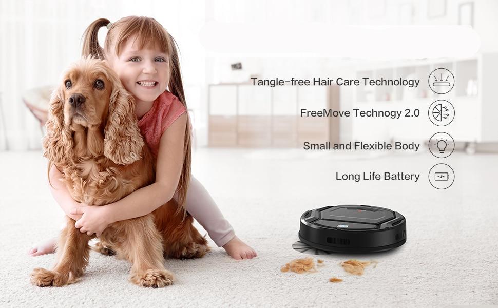 Lefant Robot Vacuum Cleaner for Home Auto Robotic Base 1800pa WiFi/App Quiet Mini Robotic Vacuum Cleaner For Home Pet Hair M201