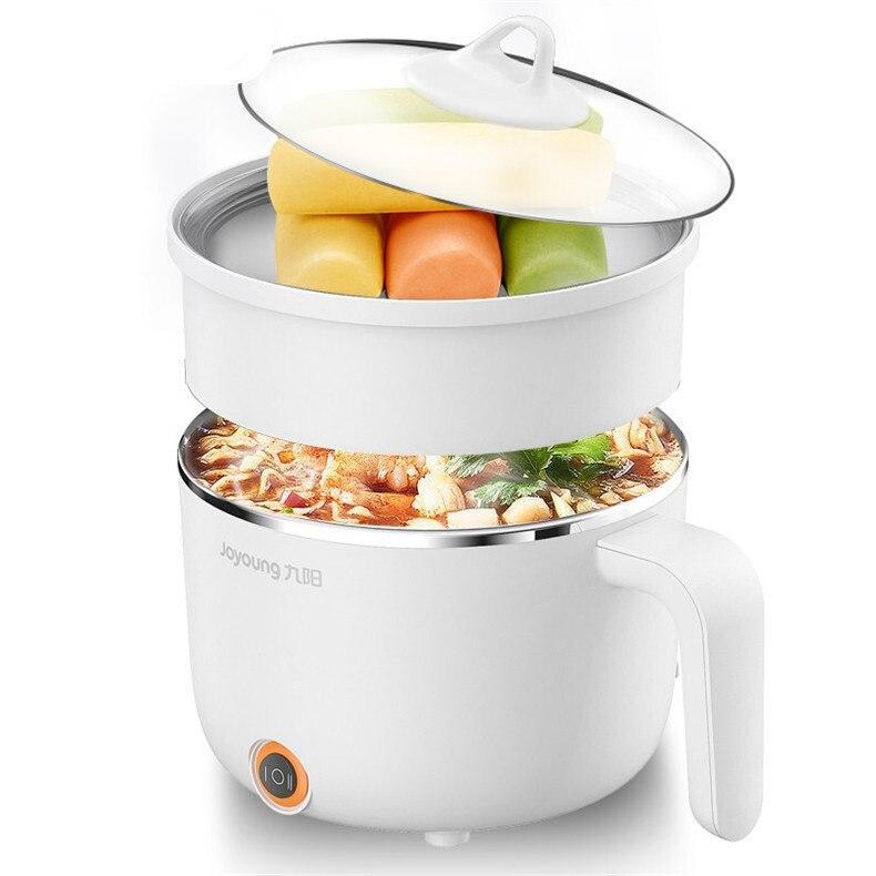 Joyoung Mini Household Electric Cooking Pot 220V Multi Cooker Portable Electric Hot Pot Rice Cooker Frying Machine With Steamer