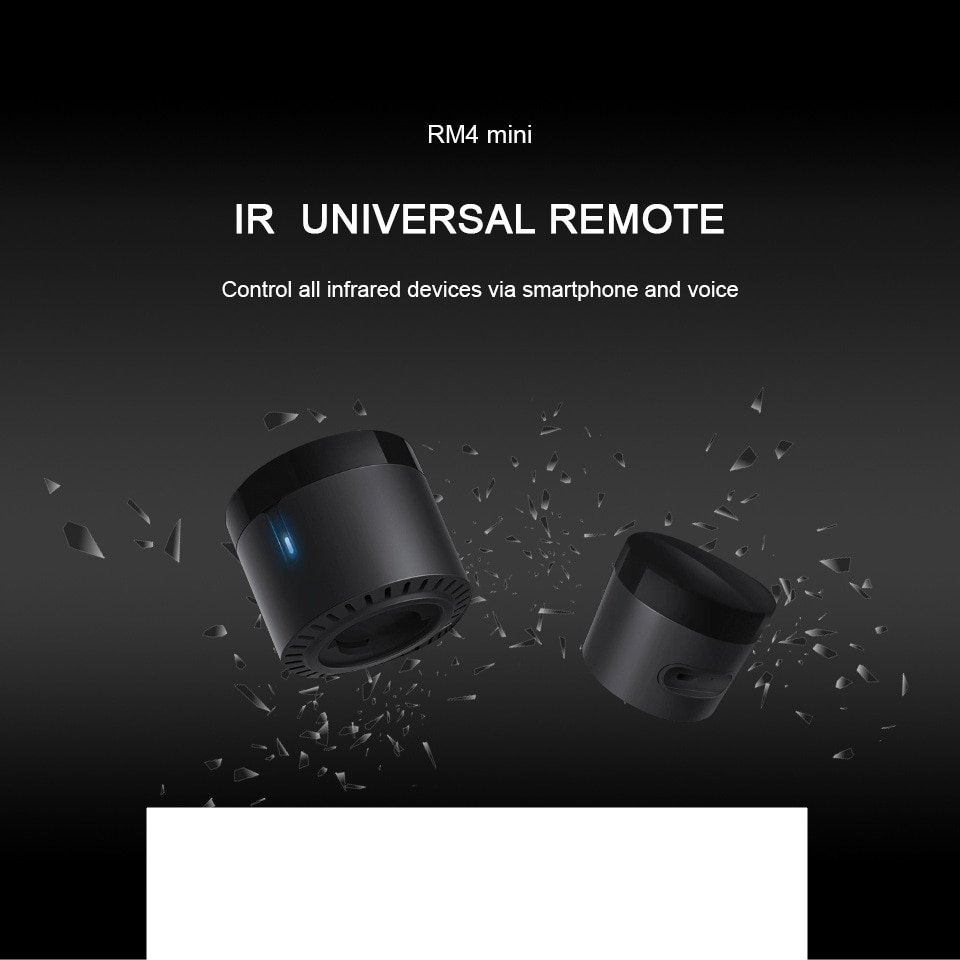 Newest Broadlink RM4 PRO RM4 Mini Wifi RF IR Universal Remote Control Smart Home Remote Controller Work with Alexa Google Home