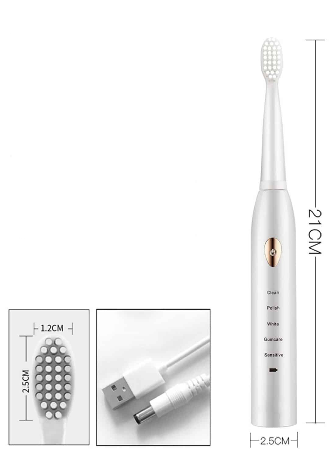 Electric Toothbrush Sonic IPX7 Waterproof Whitening Teeth Tooth Brush 5 Model Men Women Adult Brush Smart Timer With 4 Heats