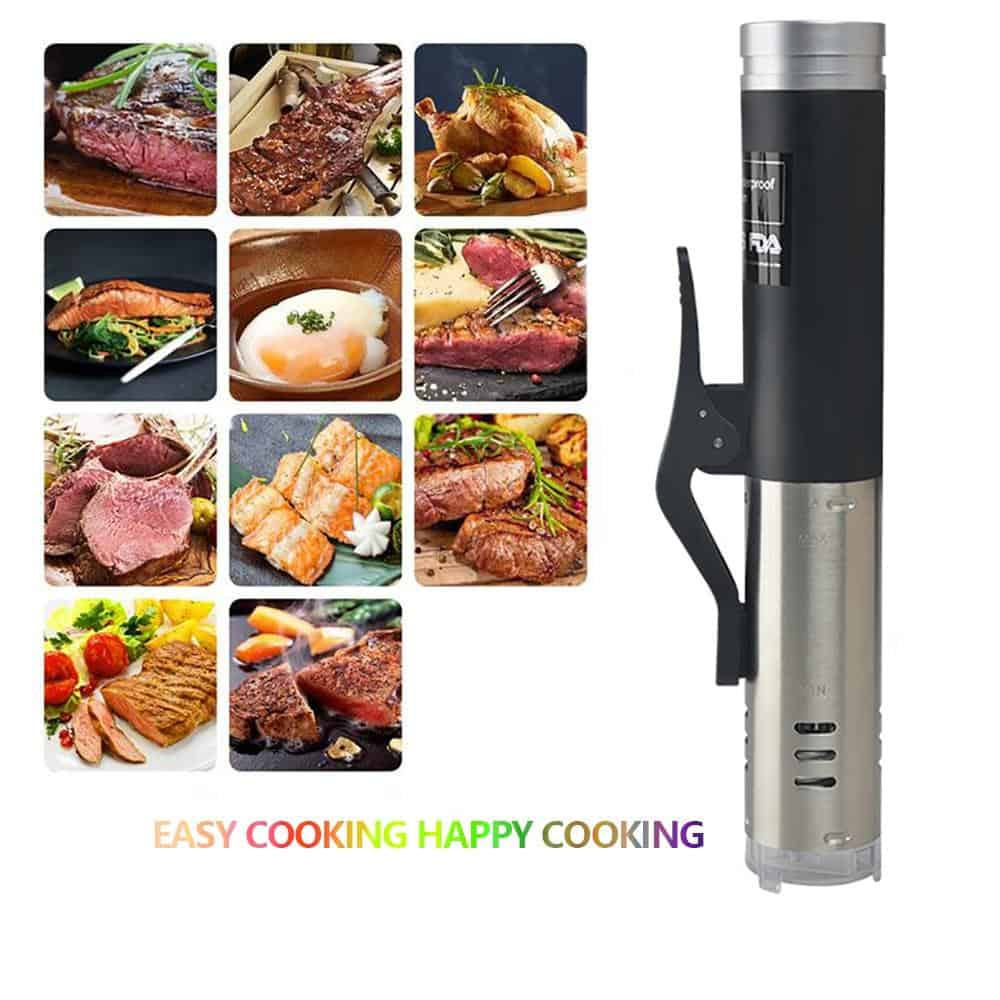 Waterproof Sous Vide Immersion Circulator Vacuum Slow Cooker With Accurate Control Stainless Steel Thermal Immersion Circulator