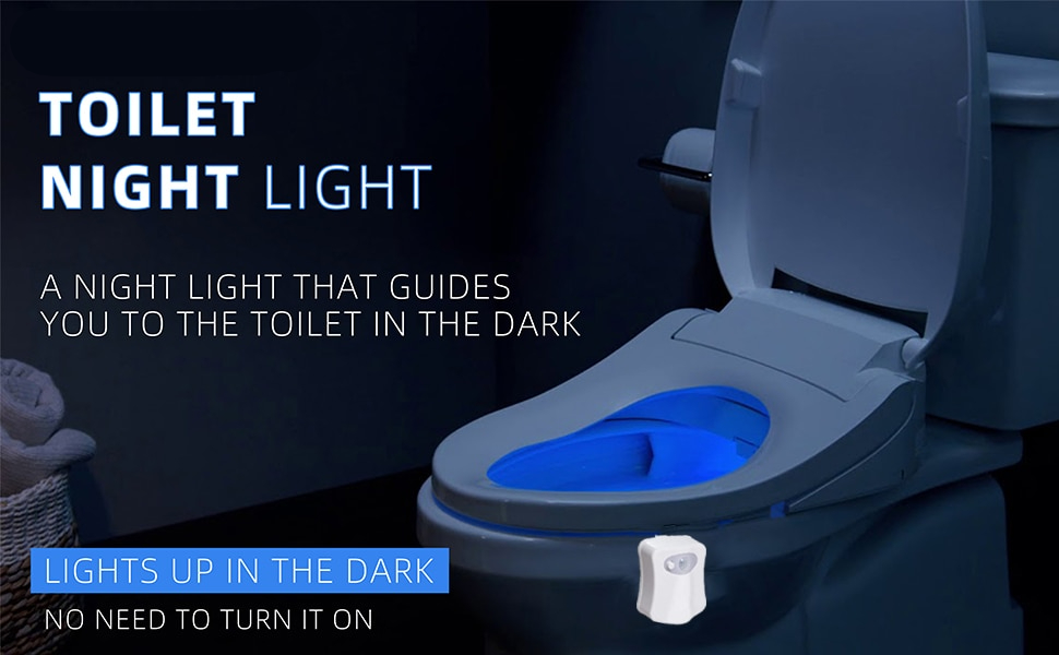 Toilet Lighting Led Night Light For Home PIR Motion Sensor Waterproof Toilet Lamp Children's Night light 16 Colors 2021 Newest