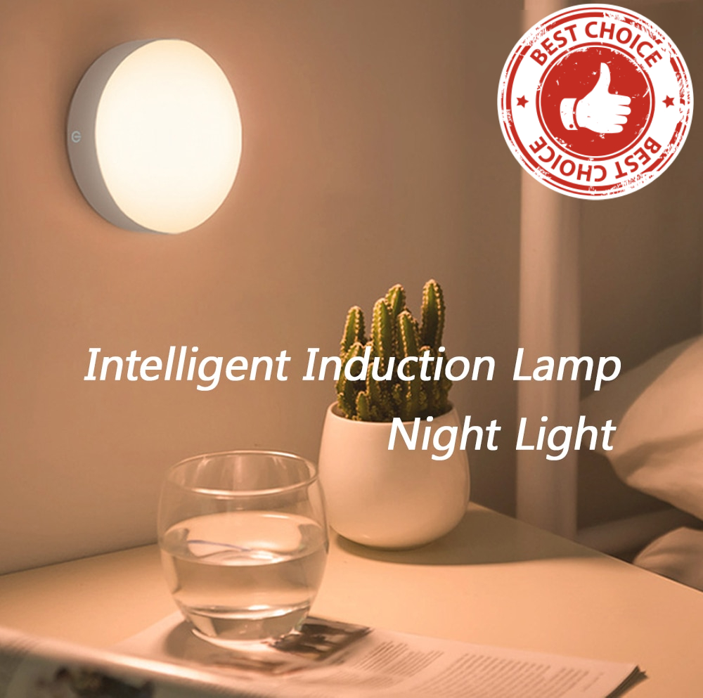2021 New Night Lamp With Motion Sensor Warm/White Night Lights For Home As Children's Night Light For Kitchen/ Cabinet/ Wardrobe