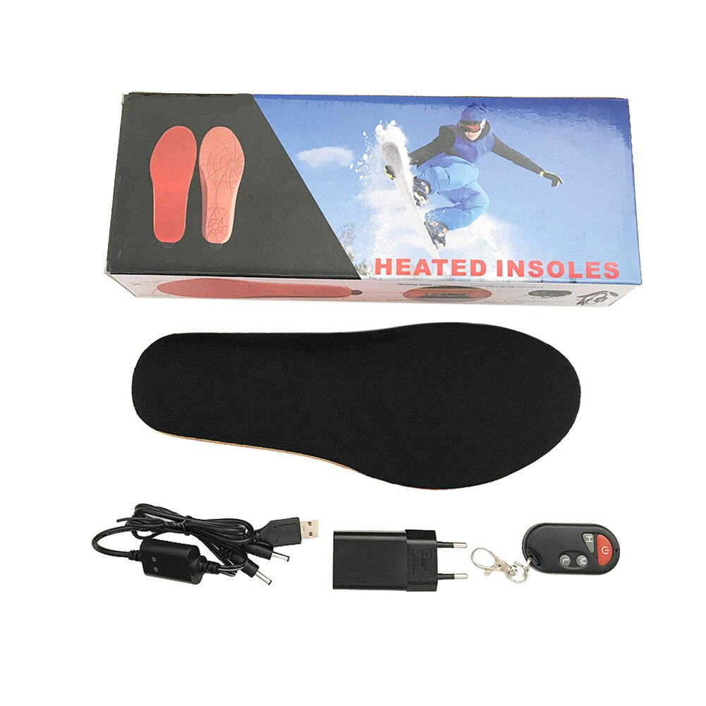 1800mAh Winter Electric Heating Insoles Smart Remote Control Heating Insole Warm Insoles Sport Shoes Pads for For Outdoor Sports