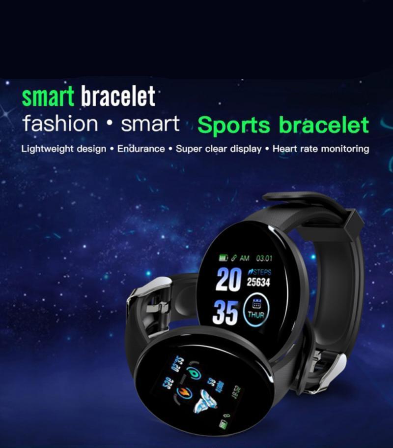 New Reloj Inteligente Hombre D18s 1.44in Smart Watch Sleep Monitoring Watch For Men Fitness-Tracker Waterproof Smartwatch #G3