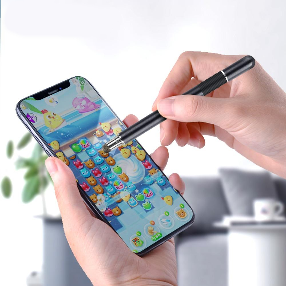 Universal 2 in 1 Stylus Pen Drawing Tablet Pens Capacitive Screen Touch Pen for Android Mobile Phone Smart Pencil Accessories