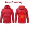 2 Areas Heated Red