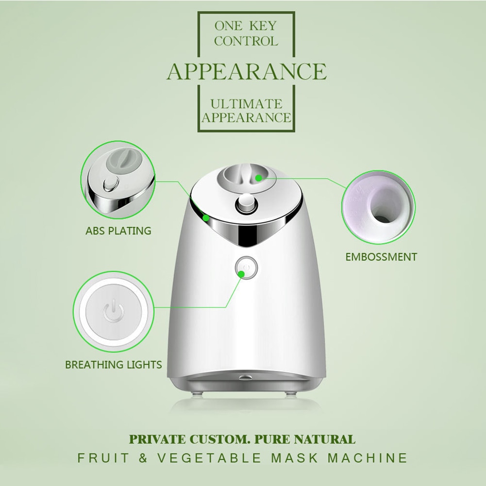 DIY Face Mask Maker Electric Automatic Fruit Vegetable Mask Machine Smart Self-made Mask Facial SPA Beauty Device No Collagen