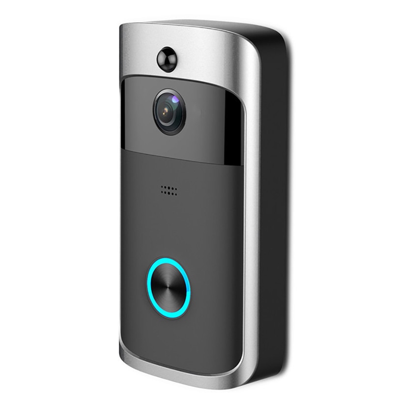 QZT Smart Ring Video Doorbell Camera WIFI Wireless Door Bell Camera With Monitor Video Intercom Doorbell Chime For Home Security