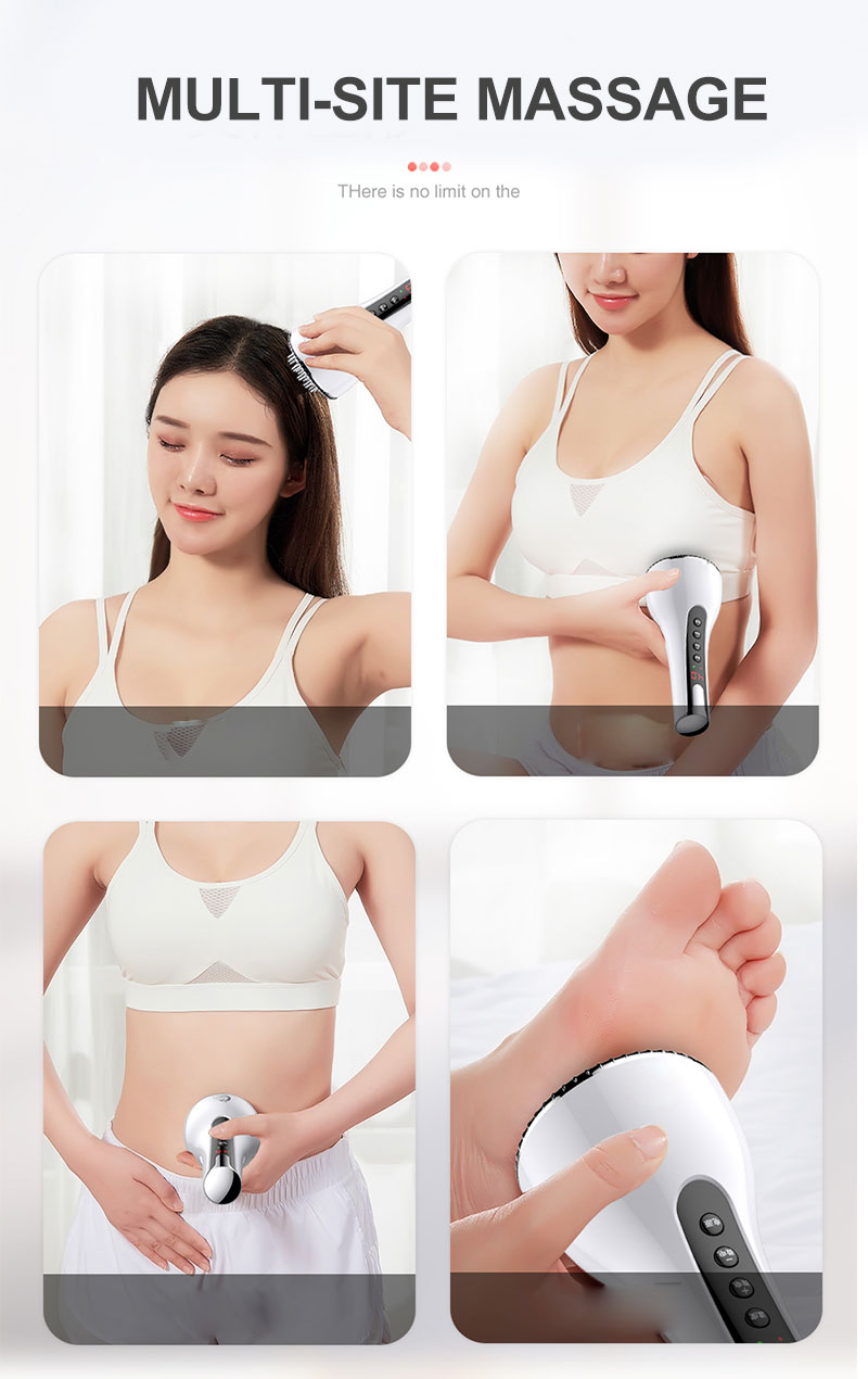 EMS Body Slimming Massager Galvanic Infrared Therapy Scraping Anti Cellulite Fat Burner Beauty Shaping Weight Loss Guasha Tools