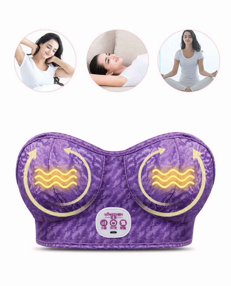 3 Keys Electric breast enhancement instrument Bust Massager Breast Enlargement breast massage underwear treatment of breast drop