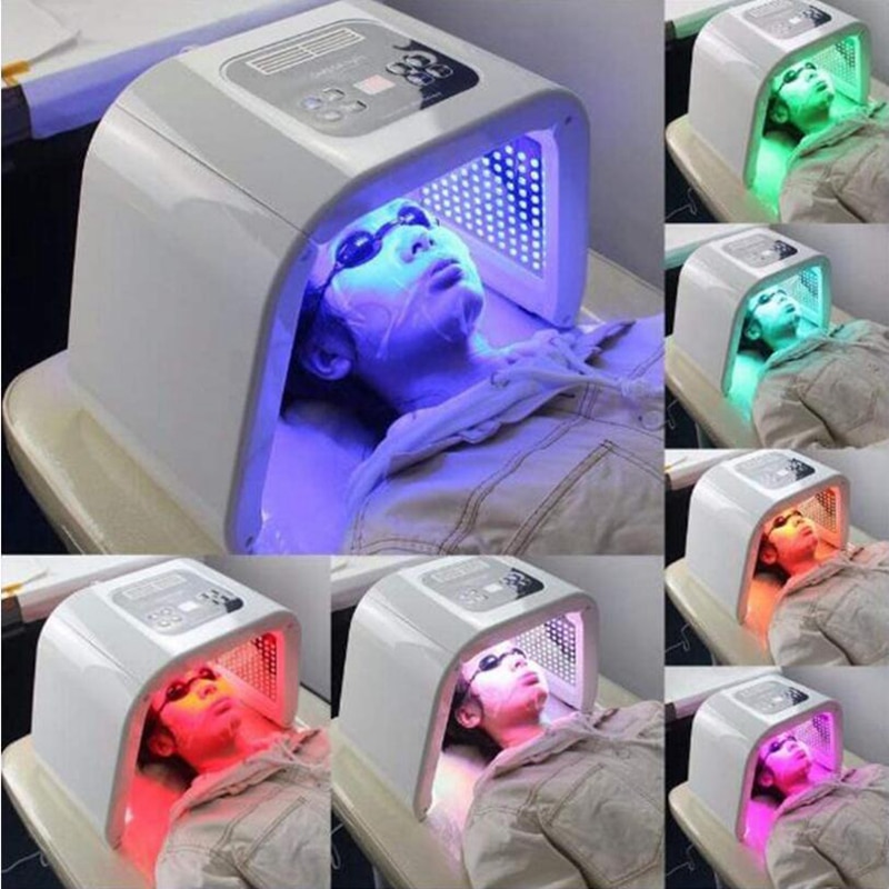 Foldable LED Facial Device Spectrometer Acne Removal Agent Photon Skin Rejuvenation Beauty Salon Device Phototherapy Instrument