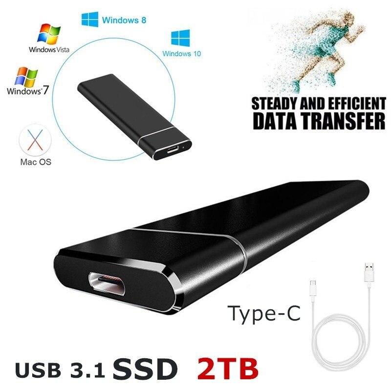 USB 3.1 8TB SSD External Moblie Hard Drive Portable High Speed Hard Disk for Desktop Mobile Laptop Computer Storage Memory Stick
