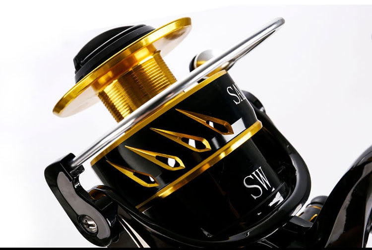 New Madmouse Japan Made Saltiga SW4000XG SW6000HG SW10000HG Spinning Jigging Reel Spinning reel 12BB Alloy reel 35kgs drag power