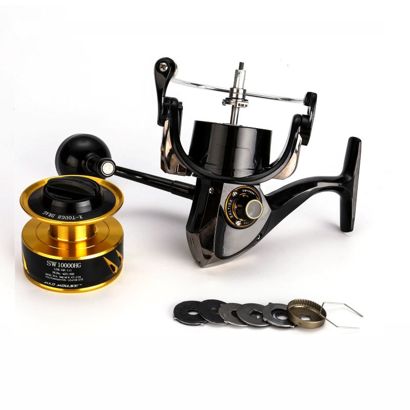 New Madmouse Japan Made Saltiga SW4000XG SW6000HG SW10000HG Spinning Jigging Reel Spinning reel 12BB Alloy reel 35kgs drag power