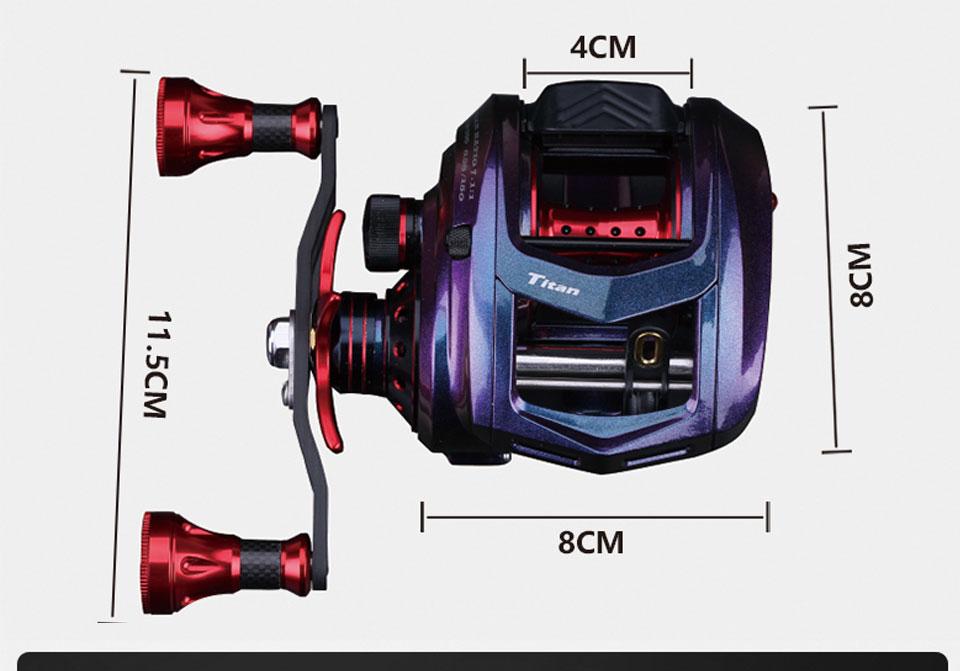 Offshore Fishing baitcasting Reel Max Drag 17kg 7.1:1 Metal Slow Pitch Jigging Reel Trolling Wheel Saltwater Fishing Tackle