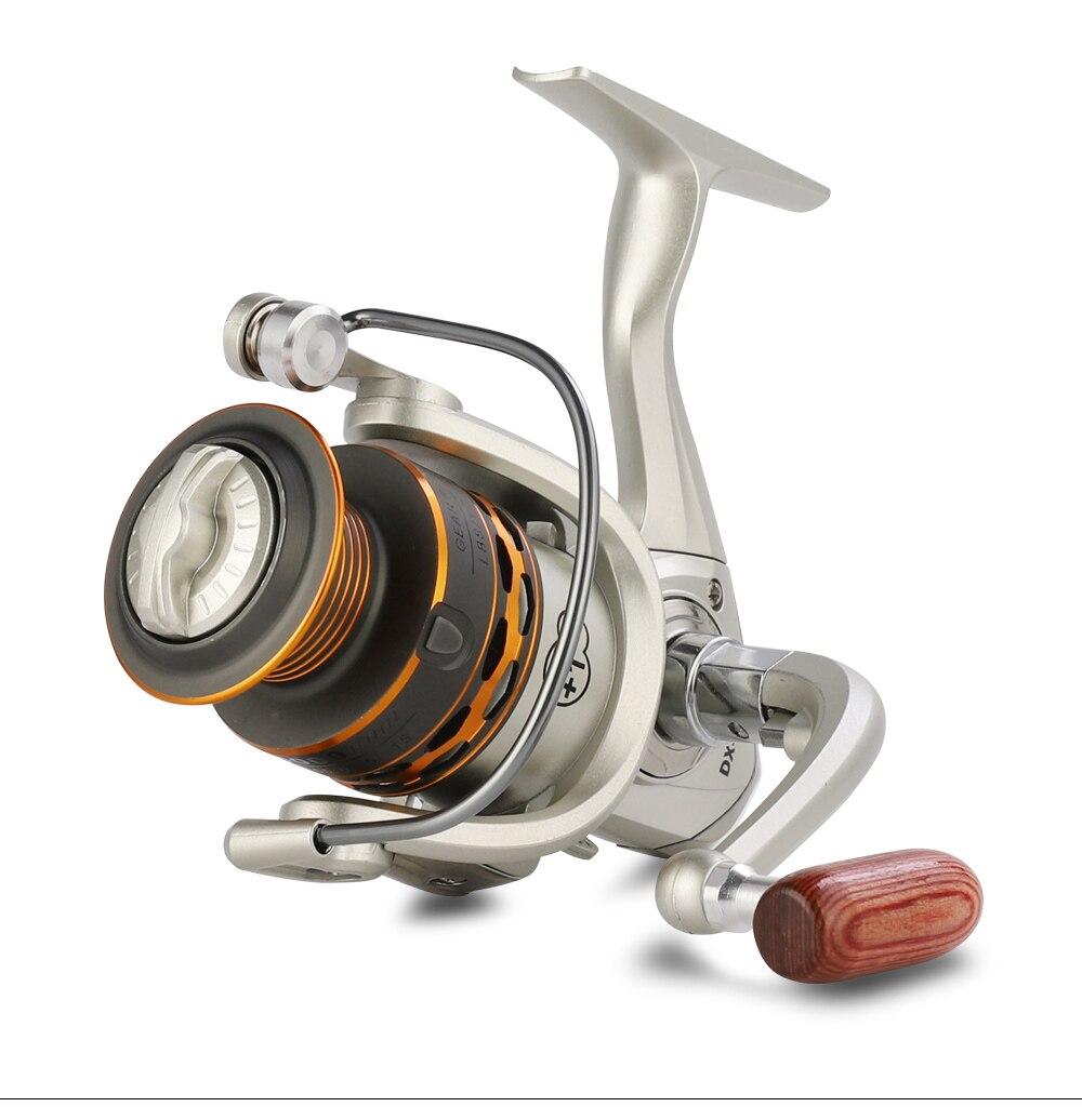 Double Spool Fishing coil Wooden handshake 12+ 1BB Spinning Fishing Reel Professional Metal Left/Right Hand Fishing Reel Wheels