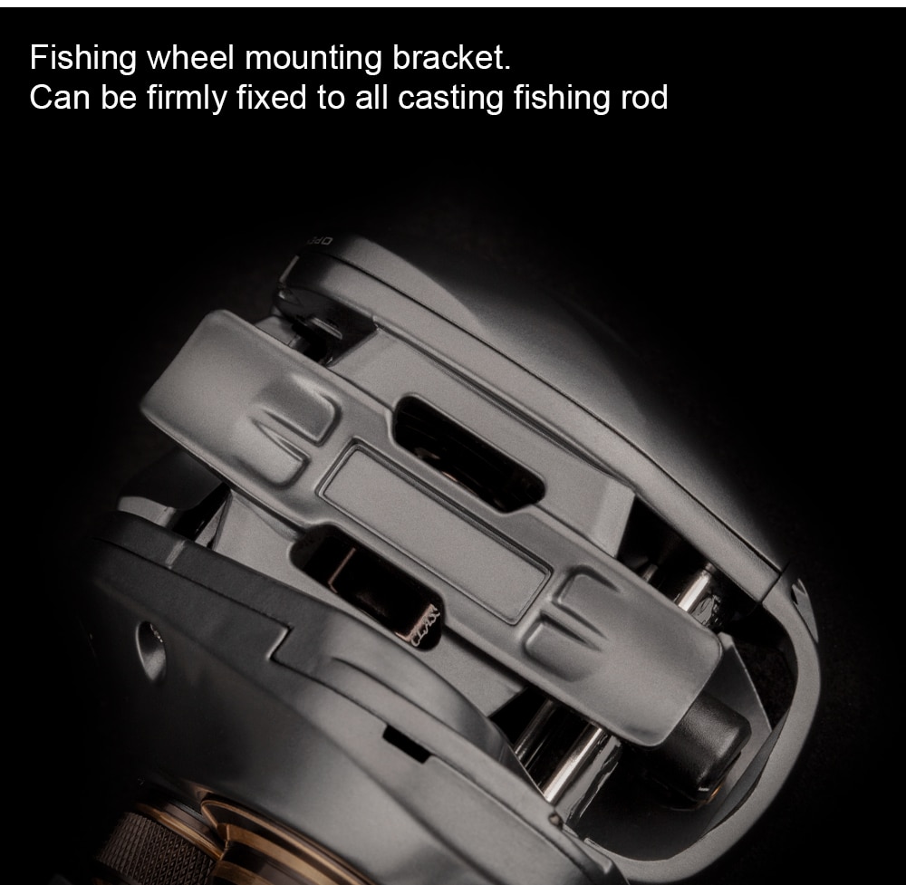 Obei Classic P1 Baitcasting Reel Dual Brake System Reel 8KG Max Drag 7+1 BBs 7.2:1 High Speed Fishing Power fishing Reel