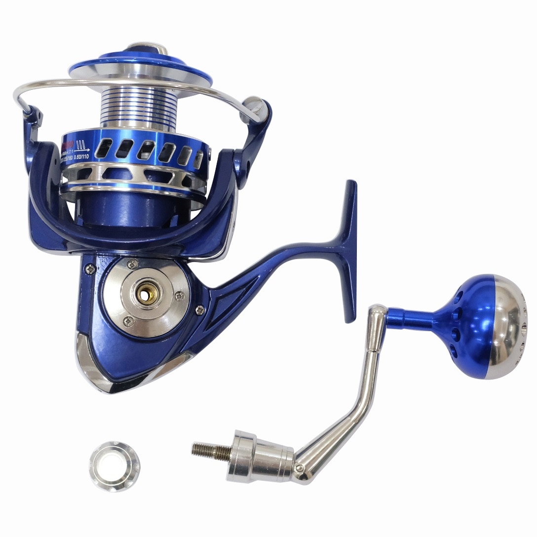 HiUmi 30KG Power Drag Saltiga Spinning Reels 6000 7000 8000 9000 10000 Heavy Duty Sea Fishing Boat Fishing Jigging Fishing Reel