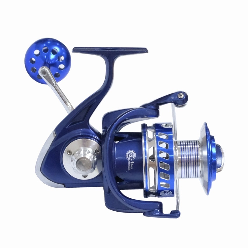 HiUmi 30KG Power Drag Saltiga Spinning Reels 6000 7000 8000 9000 10000 Heavy Duty Sea Fishing Boat Fishing Jigging Fishing Reel