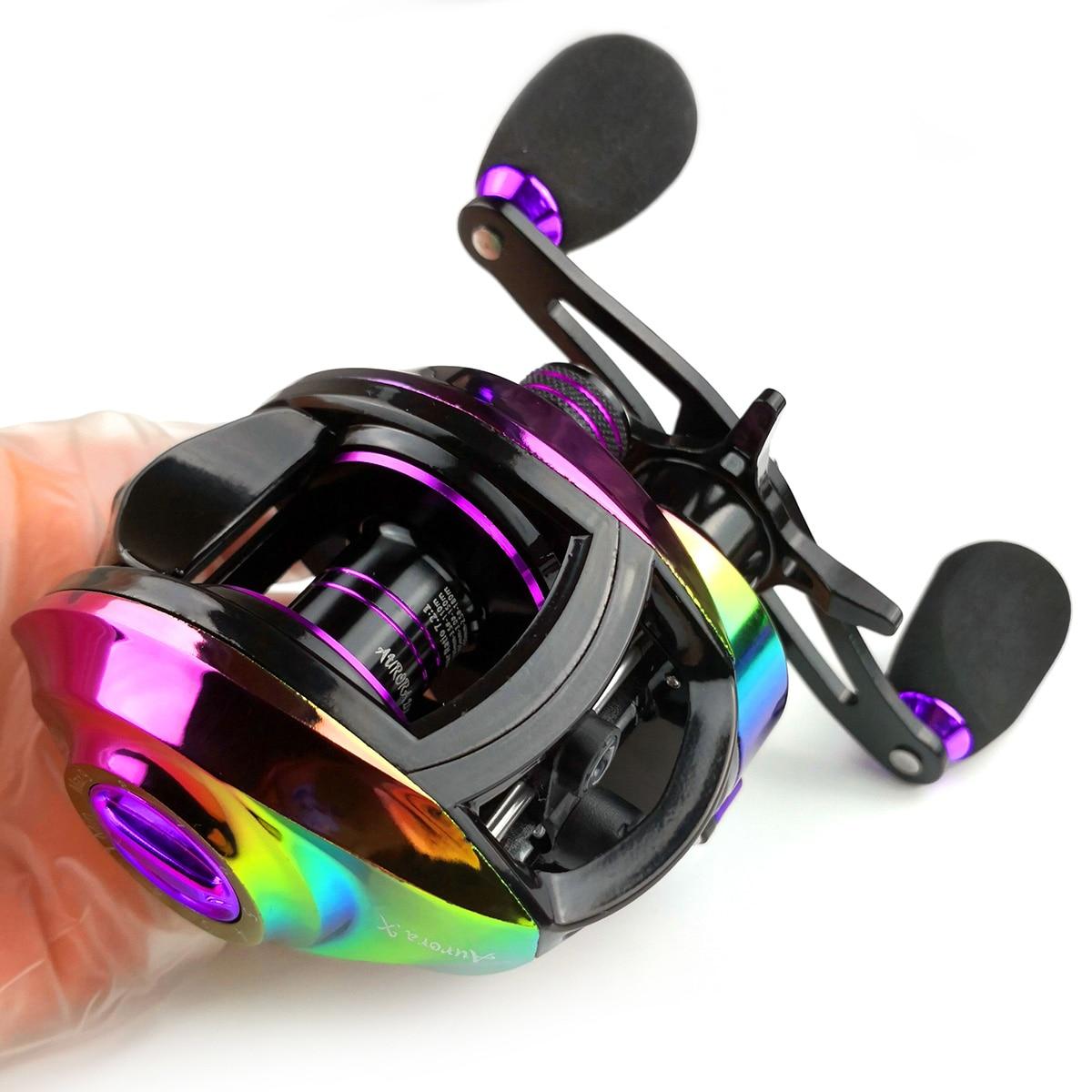 New Baitcasting Reel High Speed 8:1:1 Gear Ratio 17+1BB Fresh Saltwater Magnetic Brake System Ultralight Fishing ReeL 2000 Seri