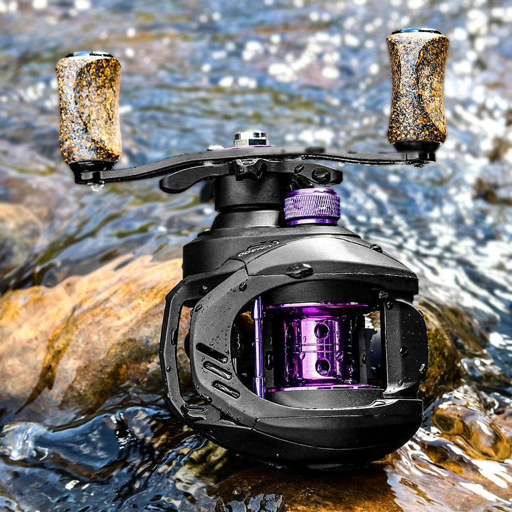 New Baitcasting Reel High Speed 8:1:1 Gear Ratio 17+1BB Fresh Saltwater Magnetic Brake System Ultralight Fishing ReeL 2000 Seri