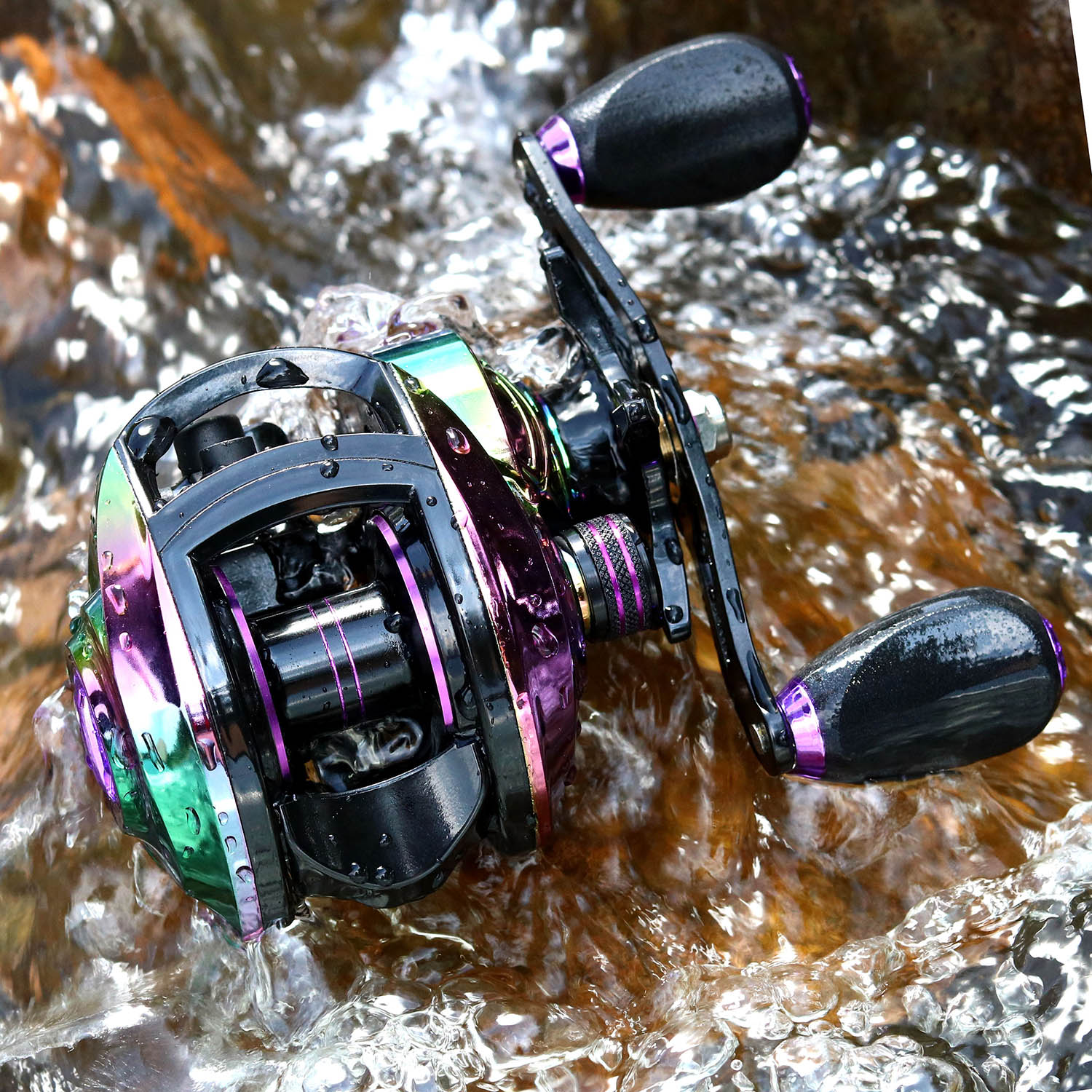 New Baitcasting Reel High Speed 8:1:1 Gear Ratio 17+1BB Fresh Saltwater Magnetic Brake System Ultralight Fishing ReeL 2000 Seri