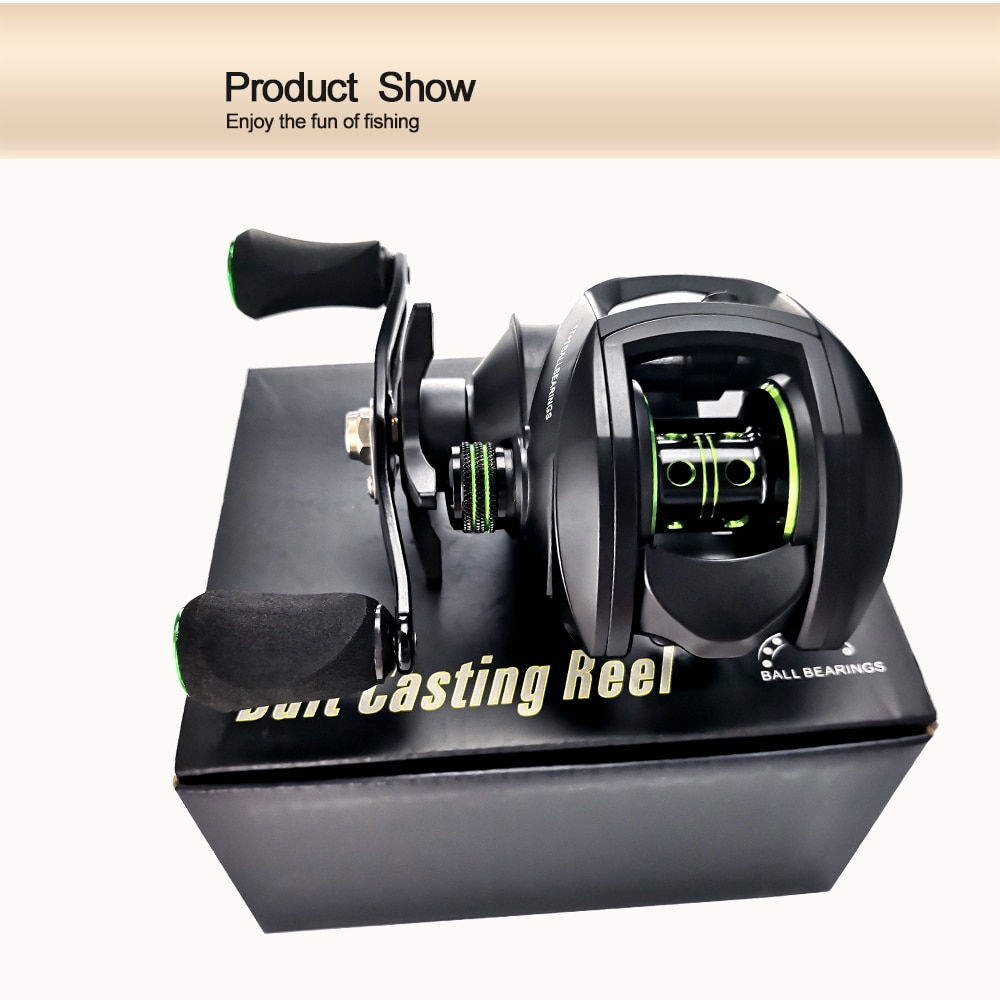 New Baitcasting Reel High Speed 8:1:1 Gear Ratio 17+1BB Fresh Saltwater Magnetic Brake System Ultralight Fishing ReeL 2000 Seri