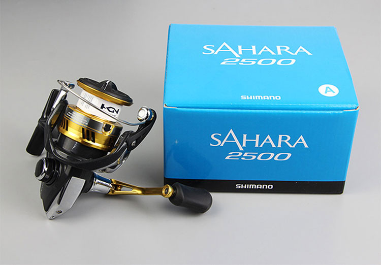 SHIMANO Reel SAHARA Spinning Fishing Reel 4+1BB 5.0:1/6.2:1 Ratio Metal Spool 9-11KG Power HGN Gearing Saltewater Fishing Reels