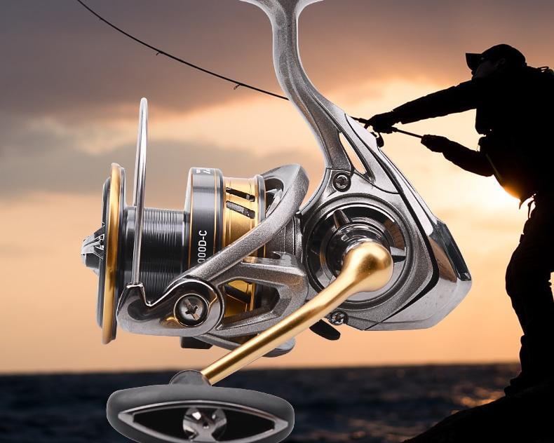 DAIWA AGGREST LT Spinning Fishing Reels 1000-6000 4+1BB Gear Ratio 5.2:1/5.3:1/5.7:1/6.2:1 Max Drag 5/10/12kg Reel Fishing coil