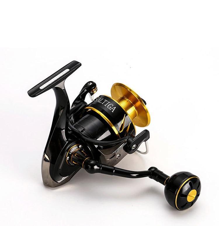 New Madmouse Japan Made Saltiga SW4000XG SW6000HG SW10000HG Spinning Jigging Reel Spinning reel 12BB Alloy reel 35kgs drag power