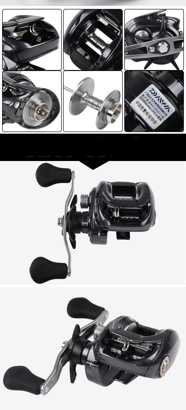 DAIWA TATULA TYPE-HD Fishing Reels 200H/200HL/200HS/200HSL 7BB Baitcast Reel Gear Ratio 6.3:1/7.3:1 Max Drag 6kg